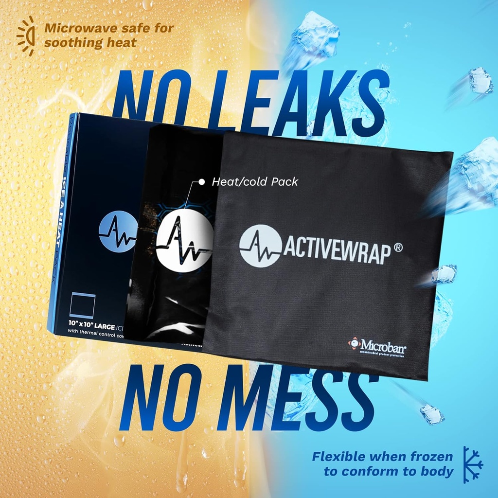 ActiveWrap Back Ice Pack Wrap - Sciatic Nerve Ice Therapy for Pain Rel