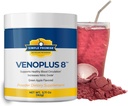 VenoPlus 8 Nitric Oxide Beets Powder Supplement - Boost Blood Circulation and Heart Health - 5.71 Oz Green Apple Flavor - Men and Women's Dietary Support