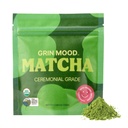 Organic Ceremonial Matcha Green Tea Powder - Decaffeinated Korean First Harvest Tea, Halal, Eco-Friendly Packaging - 1.06oz