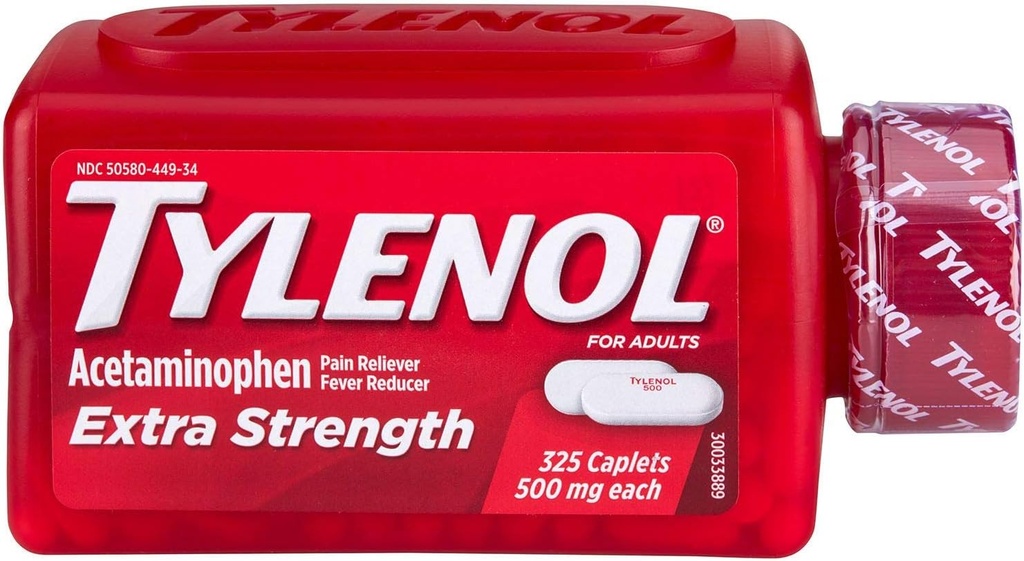 Extra Strength Acetaminophen 500mg Tablets - 325 Count