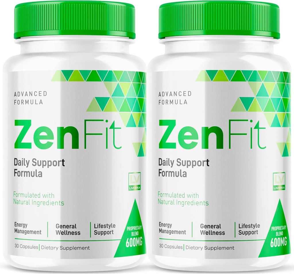 2 Pack Zenfit Capsules - Natural Zenfit Supplement for ZenFit Advanced Formula - 60 Capsules, 2 Month Supply