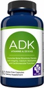 High Potency Vitamin ADK Supplement for Bone and Heart Health Support - Vitamin D3, K2, and A - 60 Capsules - MD.LIFE ADK Complex