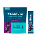 Liquid I.V.® Hydration Multiplier® Açaí Berry Powder Packets - Electrolyte Drink Mix Sticks - Non-GMO - 16 Servings (12 Pack)