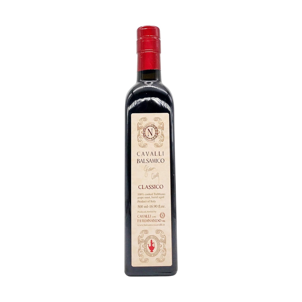 500ml Cavalli Balsamic Condimento Vinegar - Premium Quality Balsamic Vinegar (16.9oz)