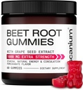 Beet Root and Grape Seed Extract Gummies 1000mg - Circulation Support - Energy and Stamina - 60 Chews