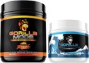 Gorilla Mind Gorilla Mode + HydroPrime Glycerol Pre Workout Stack - Orange Rush Flavor for Hyper-Hydration, Pump, Power, Endurance, and Thermoregulation