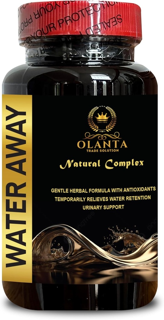 Women's Water Retention Diuretic Pills - Maximum Strength Water Away Pills - 1 Bottle