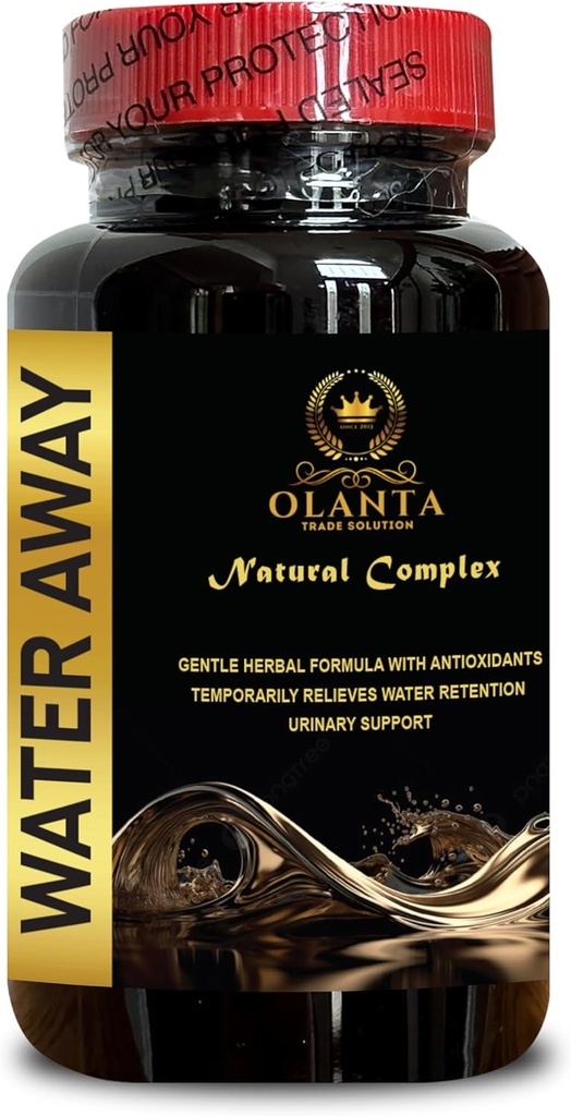 Herbal Water Retention Pills for Men - Diuretic Water Diet Pills - Water Flushing Supplement for Water Retention - 1 Bottle