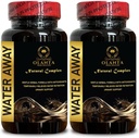 Maximum Strength Natural Water Away Pills - Diuretic Supplement for Water Retention - 2 Bottles - Water Pills Vitamins for Men and Women