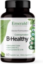 Vegan Vitamin B Complex with Methylated Folic Acid - Supports Immune, Brain & Heart Health - 60 Vegetable Capsules