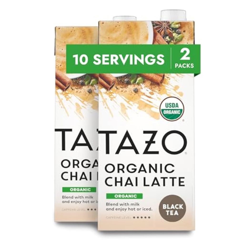 Organic TAZO Chai Concentrate, 32 Fl Oz - Pack of 2