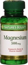 High Potency Nature's Bounty Magnesium Oxide Tablets - 500mg, 100 Count - Promotes Bone & Muscle Health - Dietary Supplement for Overall Wellness