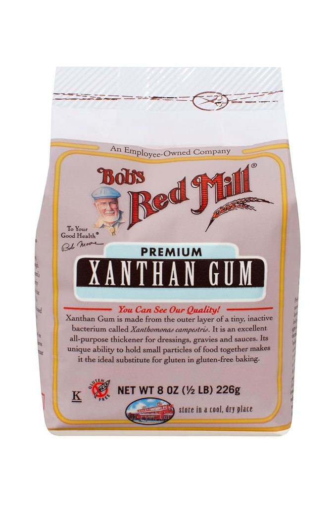 Xanthan Gum Powder by Bob's Red Mill - 8 oz - Gluten-Free and Vegan-Friendly