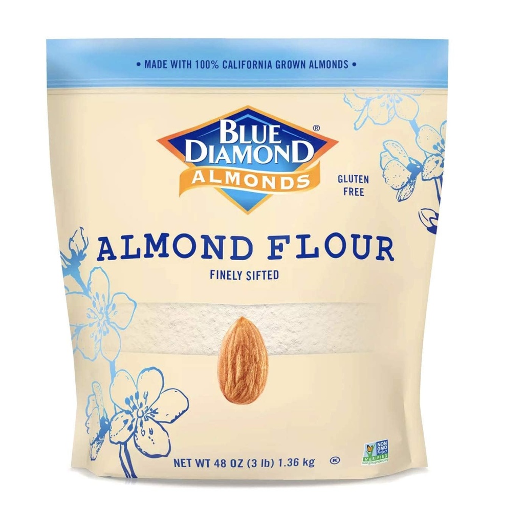 48 oz Blue Diamond Almonds Almond Flour, Gluten-Free, Blanched & Finely Sifted