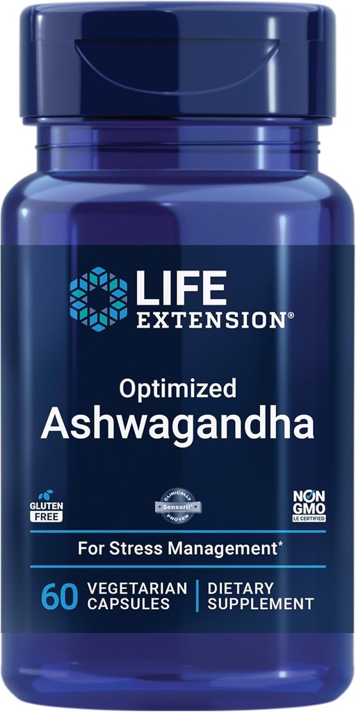 Omega-3 Fish Oil & Ashwagandha Stress Relief Bundle - 240 Softgels & 60 Capsules for Brain Support & Overall Wellness