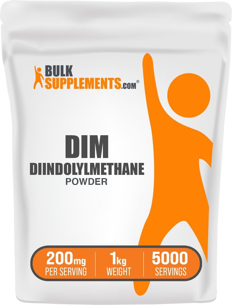 Diindolylmethane (DIM) Powder - Liver Support Supplement | BulkSupplem