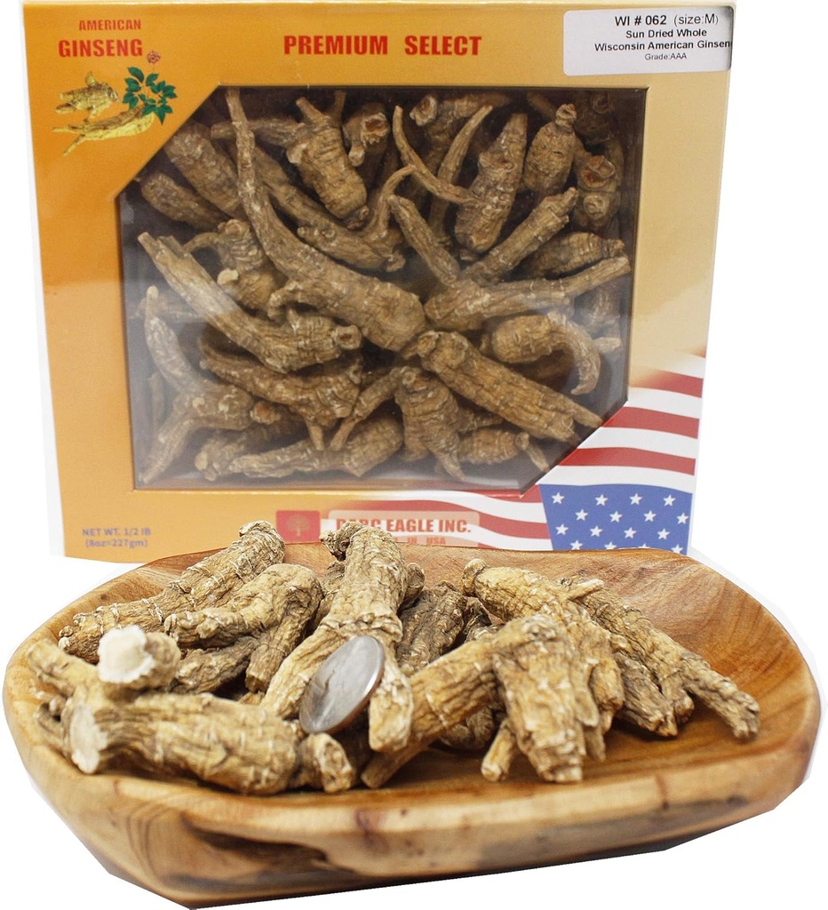 Hand-Selected American Wisconsin Ginseng Roots - Cultivated in Wiscons