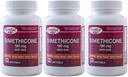 540 Softgels of Advance Pharmaceutical Simethicone 180mg - Anti-Gas & Bloating Relief - Pack of 3 Bottles with 180 Gelcaps Each
