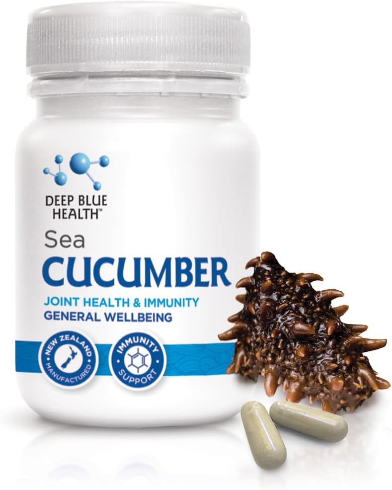 Deep Blue Health New Zealand Sea Cucumber Supplement - 100 Capsules