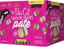 Tiki Pets Tiki Cat Chicken Craves Pate Variety Pack - 24 High Protein Chicken Meals, Wet Cat Food Mega Pack - 2.8oz Cans (Pack of 24)