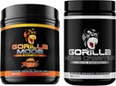 Orange Rush Gorilla Mind Pre Workout with Creatine - Enhance Strength, Power Output, and Muscle Size with 100 Servings of Comprehensive Stack