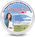 Three Lollies Preggie Drops - Natural Morning Sickness Relief Lozenges with Essential Oils - 21 Count Box - 4 Flavors Available