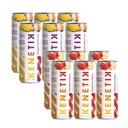 High Performance Nootropic Ketone Drink Bundle, D-BHB Ketones for Energy & Focus, Caffeine & Sugar Free, Pineapple Passionfruit & Strawberry Peach Flavors, Ready to Drink 12 Pack