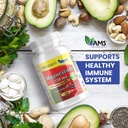 Magnesium Oxide Supplement 250 mg - 50 Caplets - America Medic & Science - Supports Nerve & Muscle Functions - 1 Bottle Pack - Boosts Exercise Performance - Men & Women