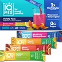 IQBAR IQMIX Electrolyte Powder Packets - Sugar-Free Hydration Supplement with Keto Electrolytes, Lions Mane, and Potassium Citrate - Variety Pack of 20
