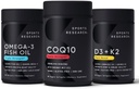 High Potency Omega-3 Fish Oil with CoQ10, Coconut MCT Oil, Vitamin D, and Vitamin K for Enhanced Absorption