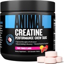 Animal Omega 3 & 6 Supplement with Creatine Chews - Fruit Punch Flavor - 30 Day Pack