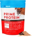 Equip Foods Prime Protein Powder | Grass Fed Beef Isolate | Carnivore Protein | Paleo & Keto Friendly | Gluten & Dairy Free | Supports Tissue Growth | 30 Servings, Chocolate Flavor