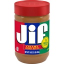 6 Pack of Jif Creamy Peanut Butter - 16 Ounces per Jar - Smooth Spread for Snacks and Recipes